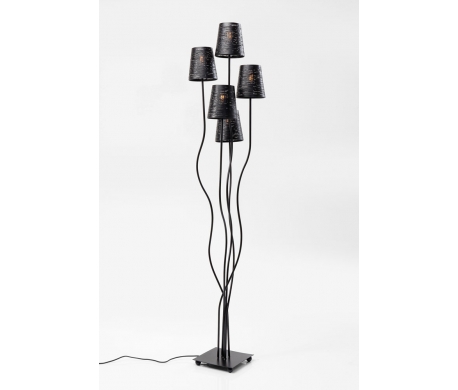 Lampadaire Flexible noir Cinque