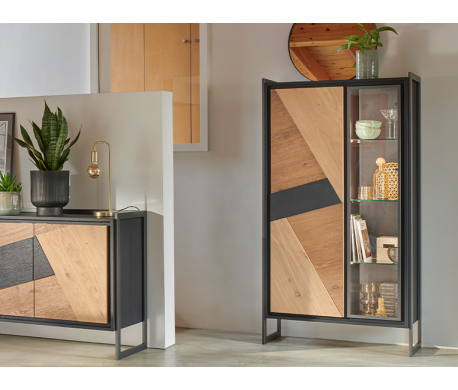 GRAPHIK_COUTURE_Vitrine 1 porte bois 1 porte verre-AMB.png